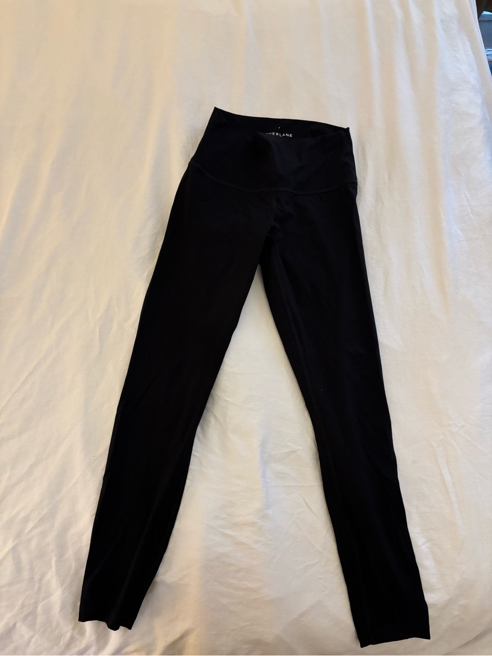 Everlane Black High-Waist Ankle Leggings